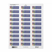 Draak bij schemering Fantasie Kunst Etiket (Full Sheet)