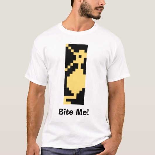 Draak, Bite me! T-shirt (Voorkant)