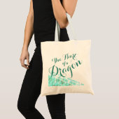 Draak Boodschappentas Tote Bag (Voorkant (product))
