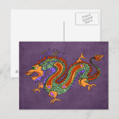 draak briefkaart (Voorkant / Achterkant)