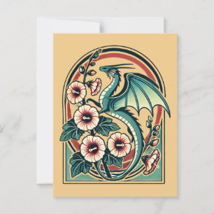  draak briefkaart