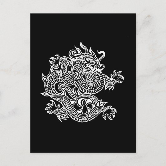 draak briefkaart (Voorkant)