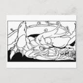 draak briefkaart (Voorkant)