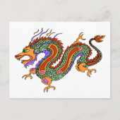 draak briefkaart (Voorkant)