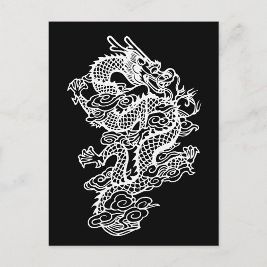 draak briefkaart (Voorkant)