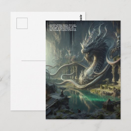 Draak Briefkaart (Voorkant / Achterkant)