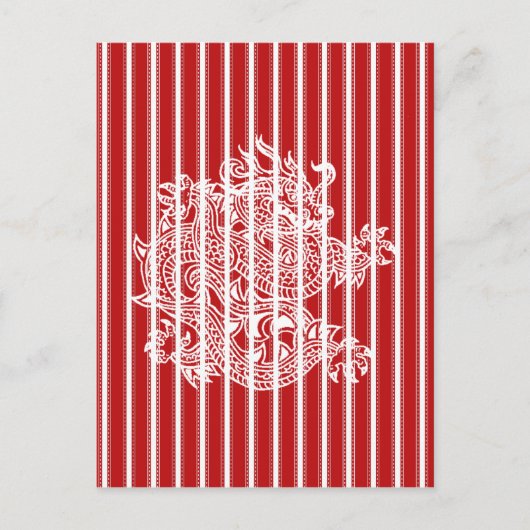 draak briefkaart (Voorkant)