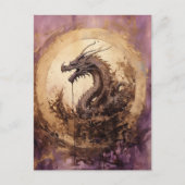  draak briefkaart (Voorkant)