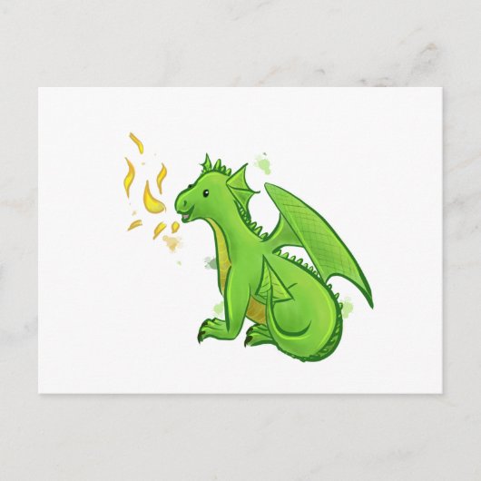 Draak Briefkaart (Voorkant)