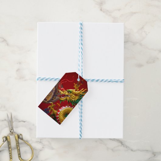 Draak Cadeaulabel (Met Touw)