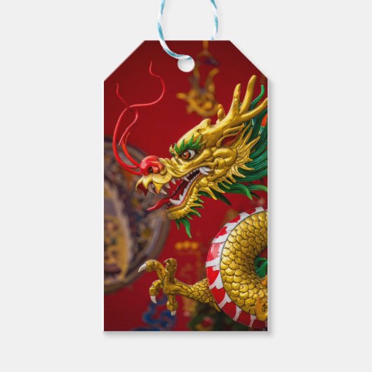 Draak Cadeaulabel (Voorkant)