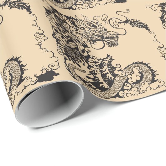 draak cadeaupapier (Rol Hoek)