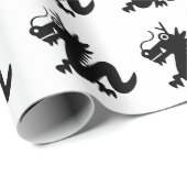 Draak Cadeaupapier (Rol Hoek)