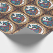 Draak-cadeaupapier Cadeaupapier (Hoek)