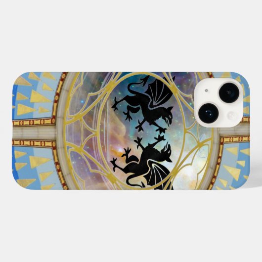 Draak Case-Mate iPhone case (Achterkant (horizontaal))