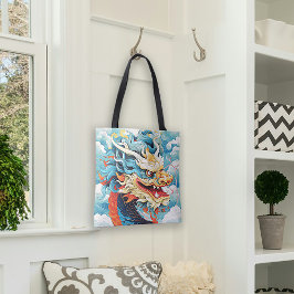 Draak Chinees Maanjaar Nieuwjaar Tote Bag