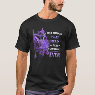 Draak dat ze me vertelden dat ik een ander goed co t-shirt