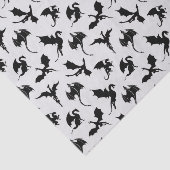 Draak Decoupage Papier, Mythische Fantasie Tissuepapier (Detail)