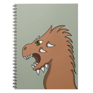 Draak die het vuur voorbereidt notitieboek
