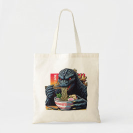 Draak die ramen eet tote bag