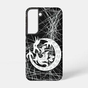 Draak die vuur blaast samsung galaxy hoesje