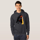 Draak Dunk Silhouet Hoodie (Voorkant volledig)