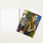 Draak Elf Meisje Betoverde Bloementuin Fantasie Planner (Display)