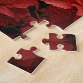 Draak en bloemen legpuzzel (Zijkant)