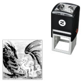 Draak en Eenhoorn // Courtship Zelfinktende Stempel (In situ)