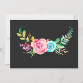 Draak en eenhoorn verjaardagsuitnodiging jongen &  kaart (Achterkant)