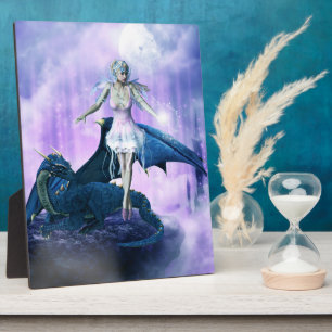 Draak en feier fotoplaat