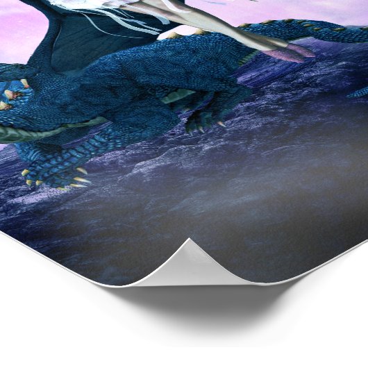 Draak en feier poster (Hoek)