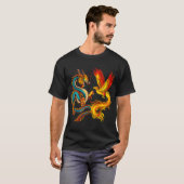 Draak en Feniks T-shirt (Voorkant volledig)