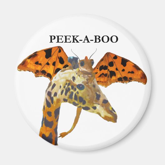 Draak en Giraffe Magneet (Voorkant)