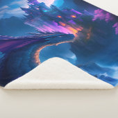 Draak en Kasteel Sherpa Deken (3/4)