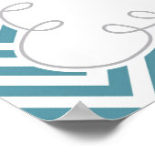 Draak en Kasteel Verjaardag Poster (Hoek)