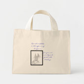 draak en ketchup mini tote bag (Voorkant)