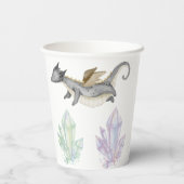 draak en kristal papieren bekers (Achterkant)