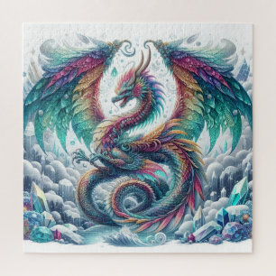 Draak en kristallen legpuzzel