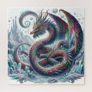 Draak en kristallen legpuzzel