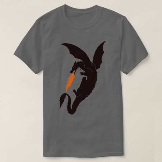Draak en paard t-shirt (Design voorkant)