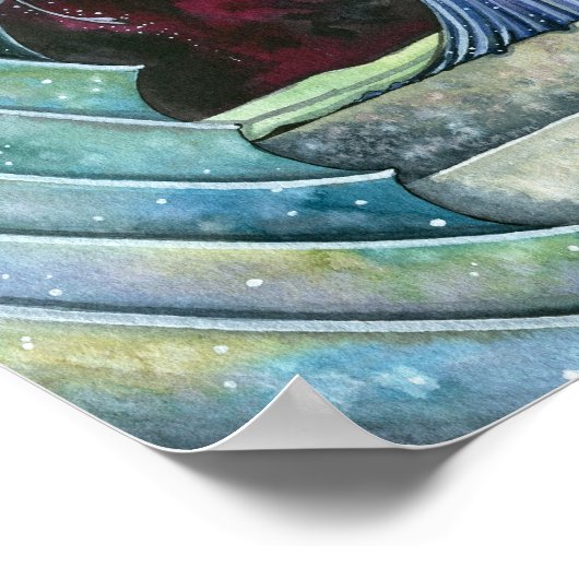 Draak en Poster, afdrukken van Molly Harrison Poster (Hoek)