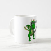 Draak en rook koffiemok (Voorkant links)