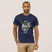 Draak en schedel t-shirt (Voorkant volledig)