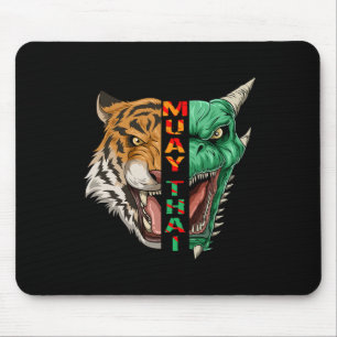 Draak En Tijger Hoofd - Muay Thai En Kickboksen G Muismat