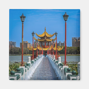 Draak-en Tijger Pagode Brug – Kaohsiung Taiwan Magneet