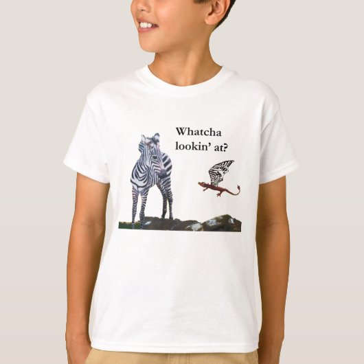 Draak en Zebra T-shirt (Voorkant)