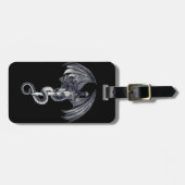 Draak- en zwaard-Bagagelabel Bagagelabel (Voorkant horizontaal)