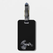 Draak- en zwaard-Bagagelabel Bagagelabel (Achterkant verticaal)