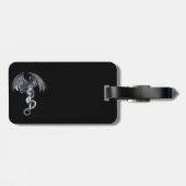 Draak- en zwaard-Bagagelabel Bagagelabel (Achterkant horizontaal)